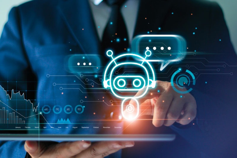 AI virtual assistant with human support